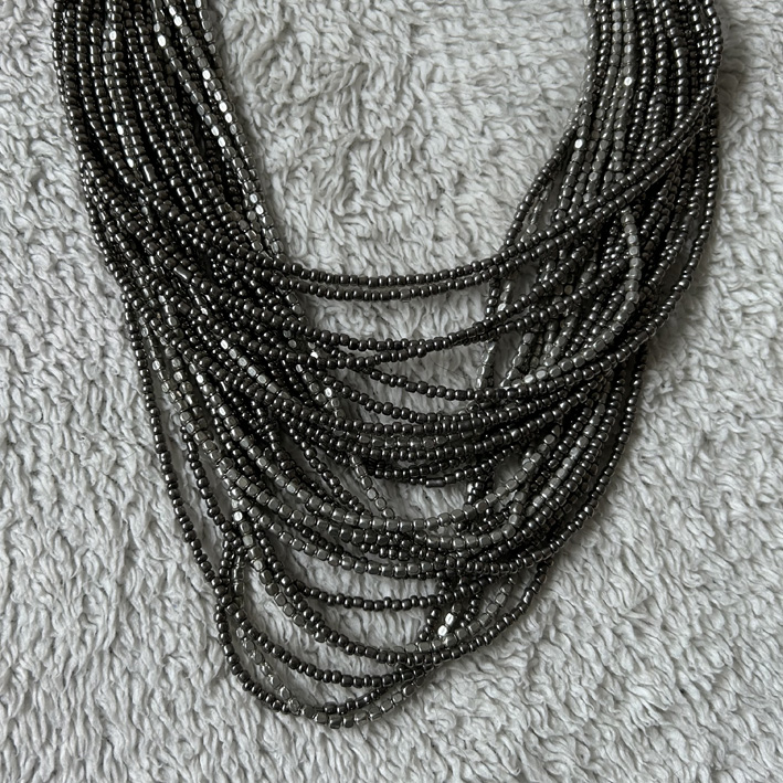 Halsketting zilverkleur