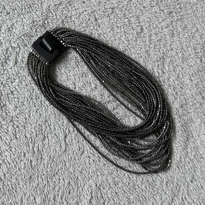 Halsketting zilverkleur