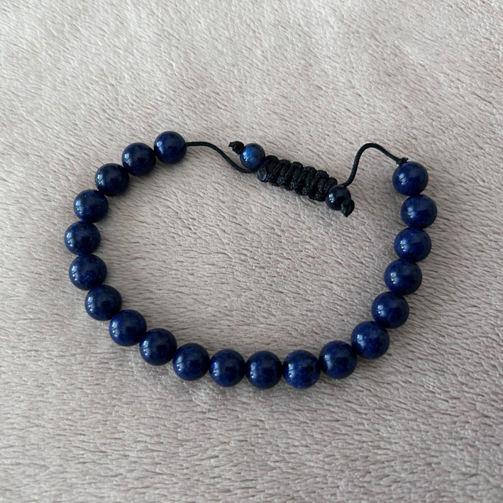 Armband zwart donkerblauw