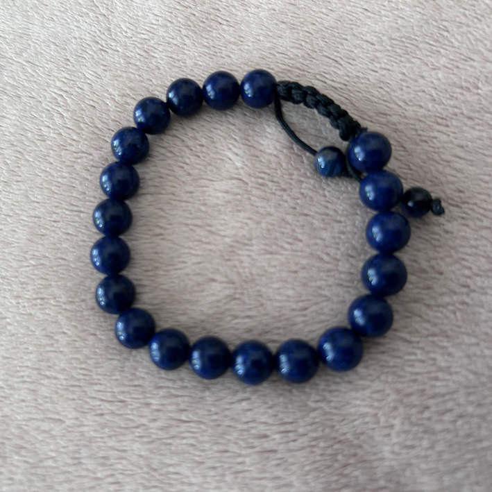 Armband zwart donkerblauw