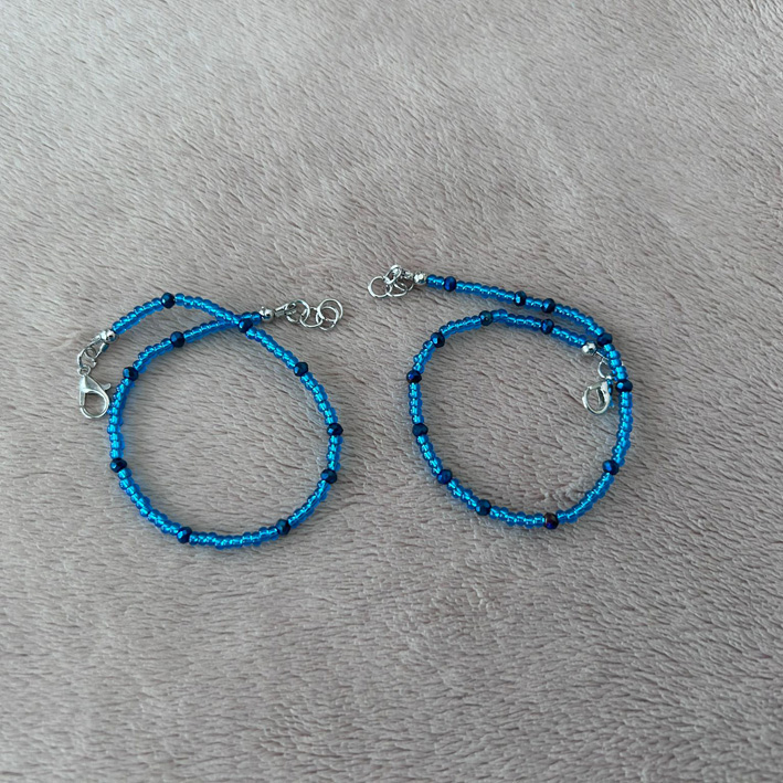 Armband turquoiseblauw