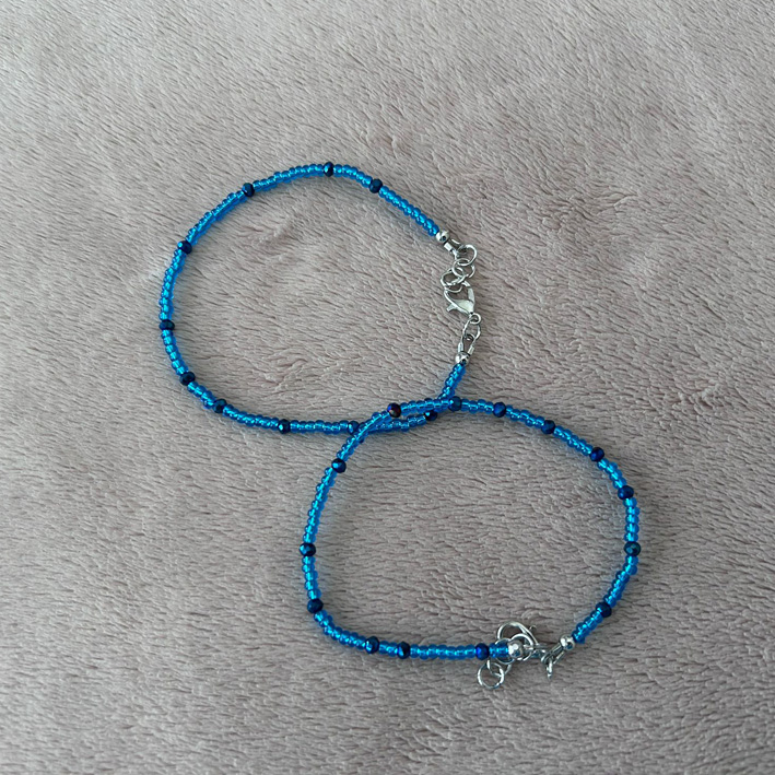 Armband turquoiseblauw