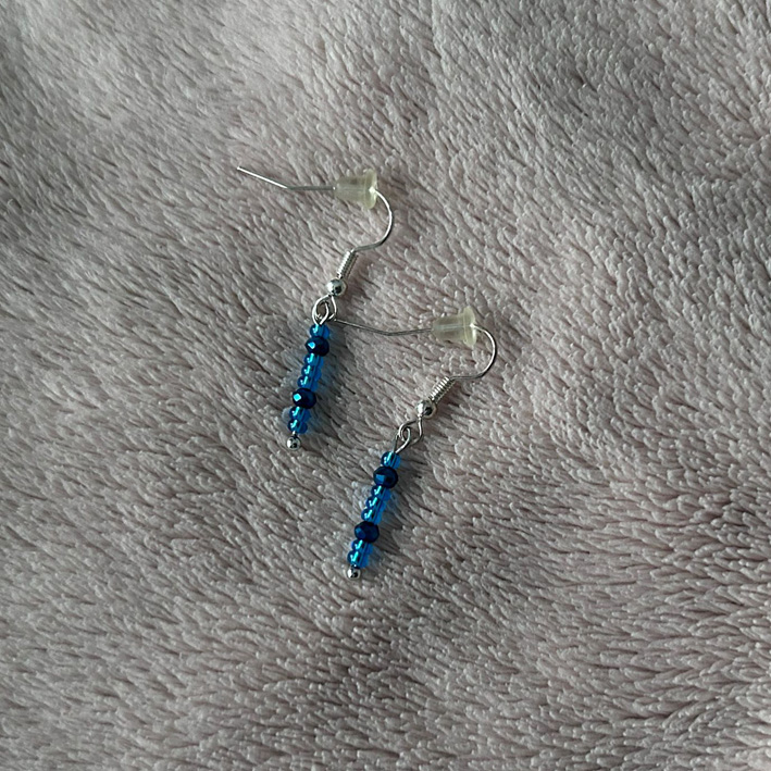 Oorbellen turquoisebauw