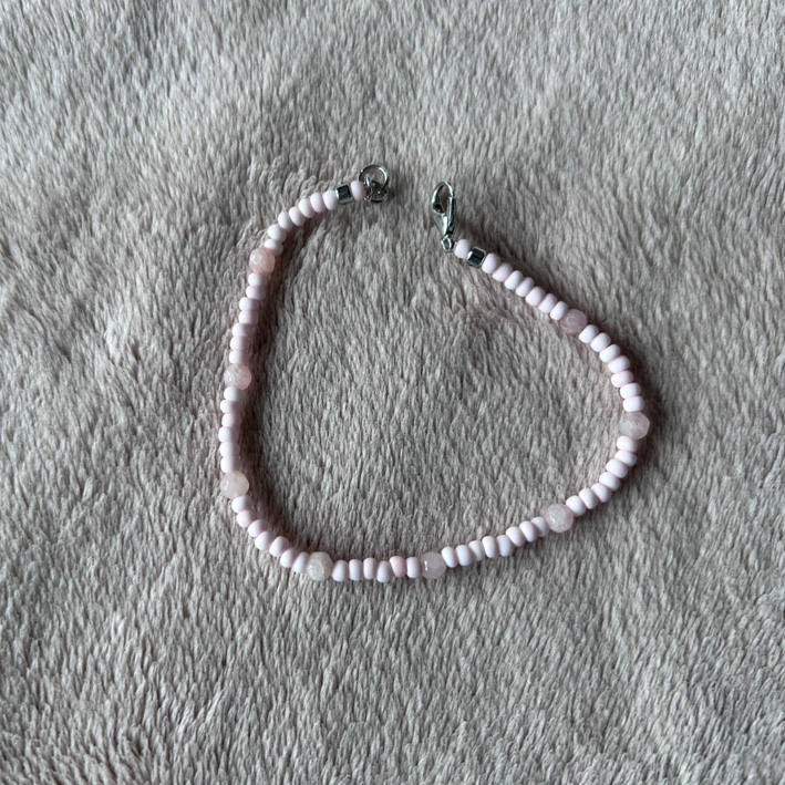 Roze armbandje